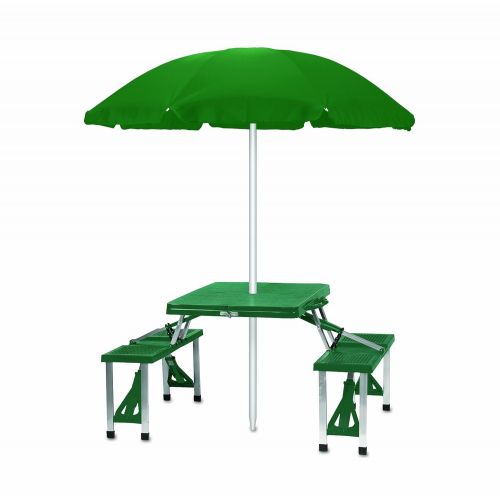  ONIVA - a Picnic Time brand ONIVA - a Picnic Time Brand Portable Folding Picnic Table with Seating for 4, Red