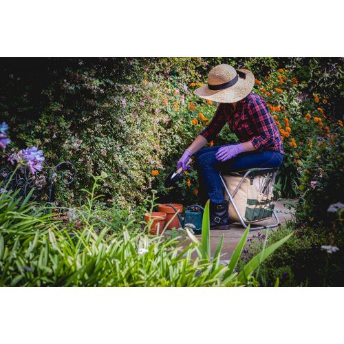  ONIVA - a Picnic Time brand ONIVA - a Picnic Time Brand Gardener 5-Piece Garden Tool Set With Tote And Folding Seat
