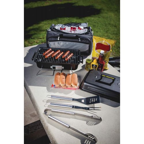  ONIVA - a Picnic Time Brand Buccaneer All-In-One Tailgating BBQ Grill/Cooler Set