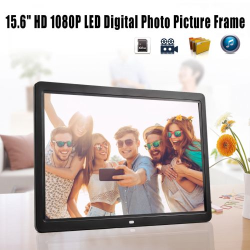  Unbranded 15.6 Full HD Digital Photo Frame Picture LED Media Movie Album Play + Remote