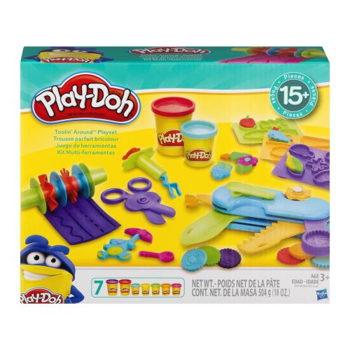  Play-Doh Toolin Around Set with 7 Cans of Dough & 15+ Tools