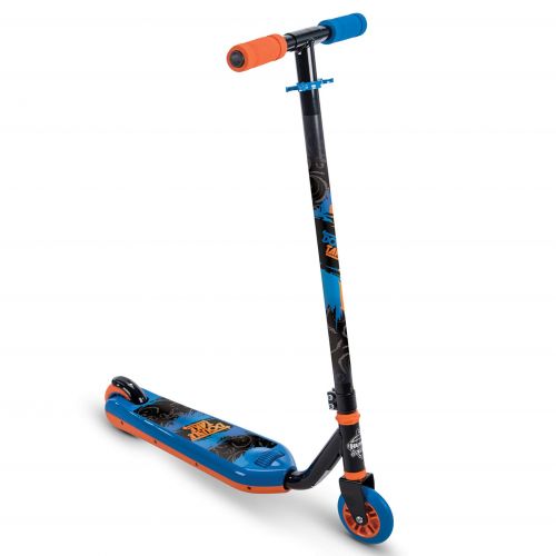  Huffy Double Take 2-Wheel Boys’ Inline Scooter, Blue and Orange