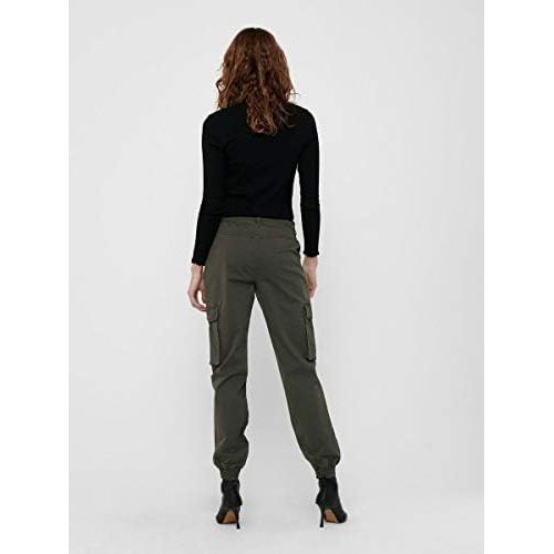  [아마존베스트]ONLY Female cargo trousers, plain colour