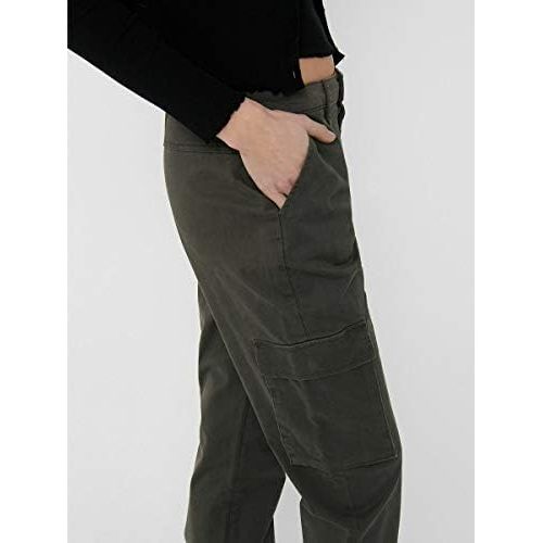  [아마존베스트]ONLY Female cargo trousers, plain colour