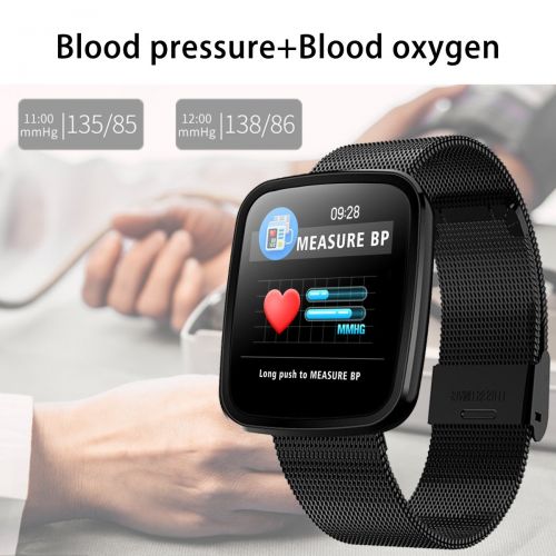  ONMet Fitness Tracker Smart Watch,1.3 Waterproof Fitness Watch Activity Tracker with Heart Rate Blood Pressure Monitor,Blood Oxygen Sleep Monitor Call Reminder Pedometer