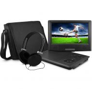 [아마존베스트]ONN Onn ONB15AV213E 9 Portable DVD Player With Matching Headphones & Bag