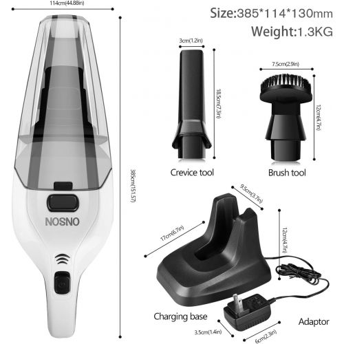  [아마존 핫딜]  [아마존핫딜]Handheld Vacuum Cordless, ONSON Hand Vacuum with Rechargeable Quick Charge, Lightweight Mini Hand Vac Portable Hand Held Vacuum Cordless for Home, Kitchen, Car Wet Dry Cleaning