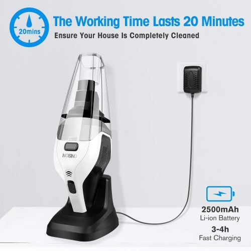  [아마존 핫딜]  [아마존핫딜]Handheld Vacuum Cordless, ONSON Hand Vacuum with Rechargeable Quick Charge, Lightweight Mini Hand Vac Portable Hand Held Vacuum Cordless for Home, Kitchen, Car Wet Dry Cleaning