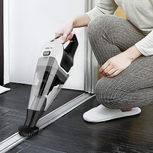  [아마존 핫딜]  [아마존핫딜]Handheld Vacuum Cordless, ONSON Hand Vacuum with Rechargeable Quick Charge, Lightweight Mini Hand Vac Portable Hand Held Vacuum Cordless for Home, Kitchen, Car Wet Dry Cleaning