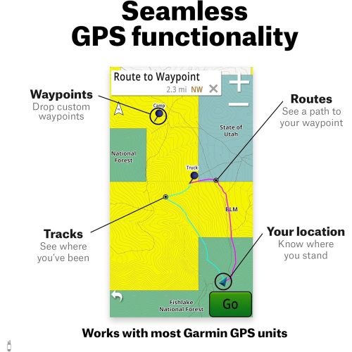  [아마존베스트]ONX Hunt: Wyoming Hunt Chip for Garmin GPS - Hunting Maps with Public & Private Land Ownership - Hunting Units - Includes Premium Membership Hunting App for iPhone, Android & Web