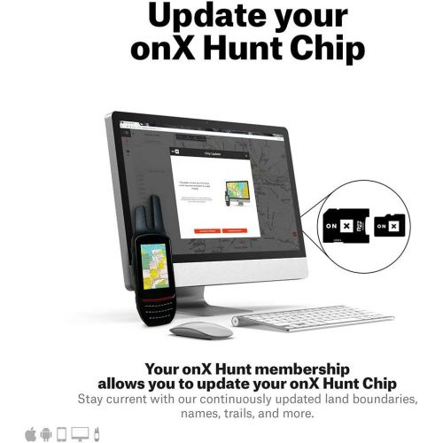  [아마존베스트]ONX Hunt Elite: Digital Map Membership for Phone, Tablet, and Computer - Color Coded Land Ownership - 24k Topo - Hunting Specific Data - Updates Hunt Chip