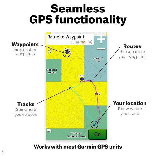  ONX Hunt: Georgia Hunt Chip for Garmin GPS - Hunting Maps with Public & Private Land Ownership - Hunting Units - Includes Premium Membership for onX Hunting App for iPhone, Android