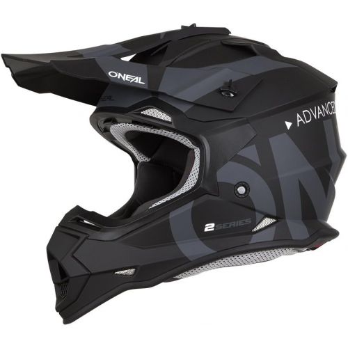  ONeal Unisex-Adult Off Road 2SERIES Helmet (Slick) (BlackGray, Medium)