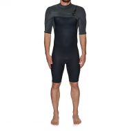 ONeill Mens Hyperfreak 2mm Chest Zip GBS Shorty Wetsuit Abyss Graphite 5036 - Breathable