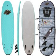 ONeill Soft Top Surfboard + Bag Package - Best Foam Surf Board for Beginners, Kids, and Adults - Soft Top Surfboards for Fun & Easy Surfing - 7’ Ruccus, 8’ Verve & 8’8 Heritage Surfboards