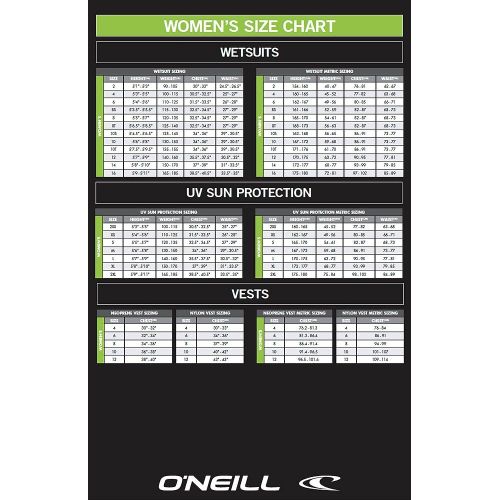  ONeill Wetsuits Womens OZone Comp Long Sleeve Crew