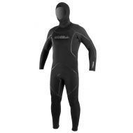ONeill Wetsuits ONeill Mens Dive J-Type 7mm Back Zip Full Wetsuit with Hood