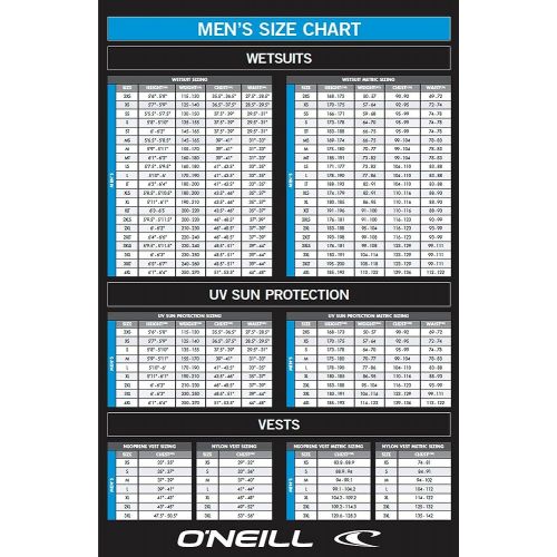  ONeill Wetsuits ONeill Mens Hyperfreak 3mm Chest Zip Full Wetsuit