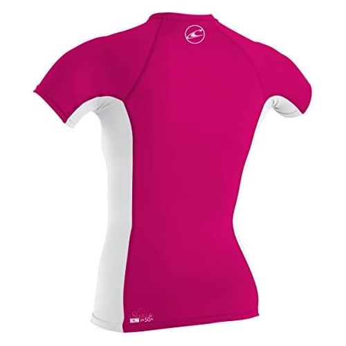  ONeill Wetsuits ONeill Girls Premium Skins UPF 50+ Short Sleeve Rash Guard