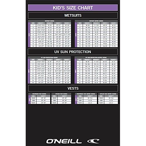  ONeill Wetsuits ONeill Youth ORiginal 43mm Chest Zip Full Wetsuit