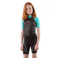 ONeill Wetsuits ONeill Reactor Hybrid NeopreneLycra Shorty Kids Wetsuit for Swim Surf Snorkel