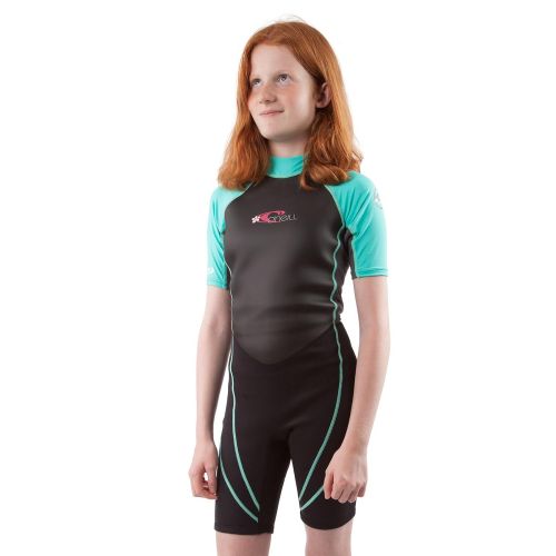  ONeill Wetsuits ONeill Reactor Hybrid NeopreneLycra Shorty Kids Wetsuit for Swim Surf Snorkel