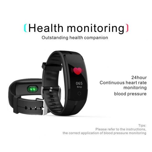  OOLIFENG IP67 Wasserdicht Aktivitatstracker, Fitness Tracker Uhr, Farbbildschirm Smart Armband, Tragbar Bluetooth Schrittzahler Fuer Kinder Frauen und Manner