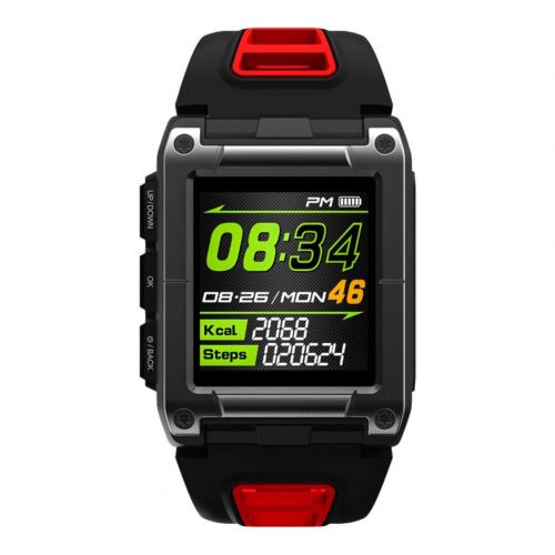  OOLIFENG Multisport-GPS-Uhr, Wasserdicht IP68 GPS-Smartwatch, Mit Eingebauten Pulsmesser, Barometer, Hoehenmesser, Kompass Fuer Android und Ios
