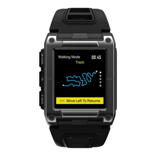  OOLIFENG GPS-Smartwatch Wasserdicht IP68, Multisport-GPS-Uhr, Mit Eingebauten Pulsmesser, Barometer, Hoehenmesser, Kompass Fuer Android Und Ios