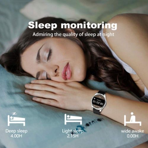  OOLIFENG Fitness Tracker Watch, Bluetooth Pedometer with Heart Rate Monitor, Sleep Monitor SMS Call Notification for iOS Android Phone