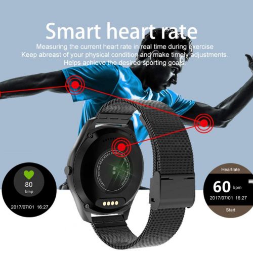  OOLIFENG Fitness Tracker Watch, Bluetooth Pedometer with Heart Rate Monitor, Sleep Monitor SMS Call Notification for iOS Android Phone