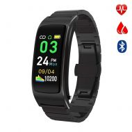 OOLIFENG Fitness Tracker, Bluetooth Earphone Activity Watch Waterproof IP68 with Heart Rate Monitor Smartwatch for Kids Women and Men Call SMS SNS Notification