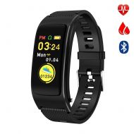 OOLIFENG Fitness Tracker Bluetooth Earphone, Sport Watch Activity Tracker and Heart Rate Monitor Bluetooth Wristband Calorie Counter for Android iPhone