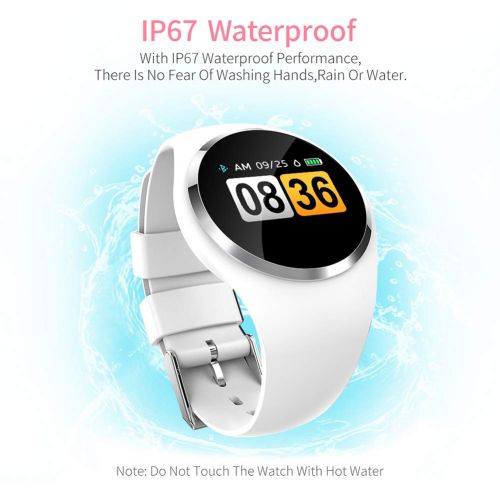  OOLIFENG Fitness Tracker with Heart Rate Blood Pressure Monitor, IP67 Waterproof Fitness Watch, Bluetooth Wristband Calorie Counter