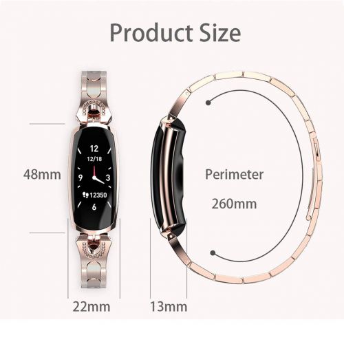  OOLIFENG Fitness Tracker, Heart Rate Blood Pressure Monitor, Waterproof Activity Tracker Color Screen Smart Wristband Pedometer Watch with Step Calories Counter