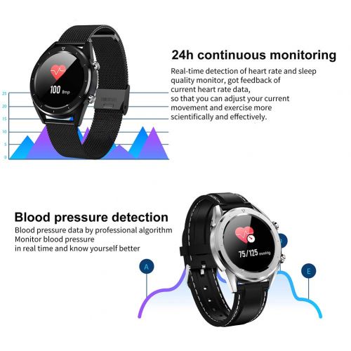  OOLIFENG Fitness Tracker and Heart Rate Monitor Compatible iOS & Android, Waterproof Activity Tracker, Calorie Counter Men Women Kids