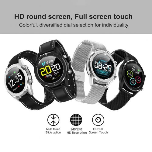  OOLIFENG Fitness Tracker Pedometer, Sport Watch Activity Tracker and Heart Rate Blood Pressure Monitor Bluetooth Wristband Calorie Counter for Android iPhone