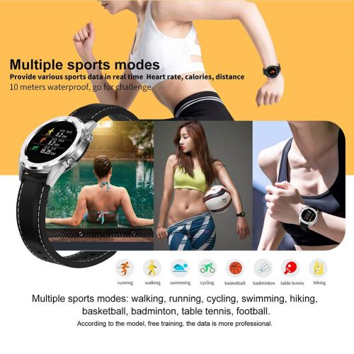  OOLIFENG Fitness Tracker Pedometer, Sport Watch Activity Tracker and Heart Rate Blood Pressure Monitor Bluetooth Wristband Calorie Counter for Android iPhone