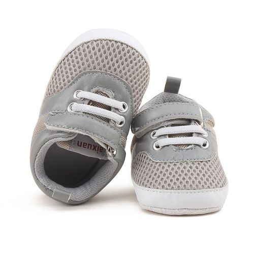  OOSAKU Baby Breathable Mesh Shoes Hook & Loop Sneakers.