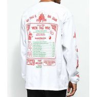 OPEN925 Open925 Wok This Way White Long Sleeve T-Shirt