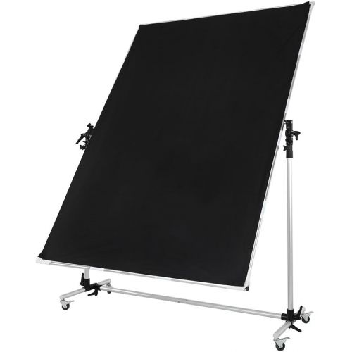  OPENCLOUD Falcon Eyes Pro Studio Solutions 150cm x 200cm (59in x 78.7in) Sun Scrim - Collapsible Frame Diffusion & SilverBlack Reflector Kit with Pulley can be moved Handle