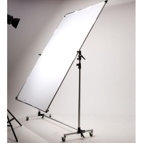  OPENCLOUD Falcon Eyes Pro Studio Solutions 150cm x 200cm (59in x 78.7in) Sun Scrim - Collapsible Frame Diffusion & SilverBlack Reflector Kit with Pulley can be moved Handle