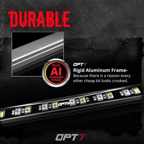  OPT7 60 Redline LED Tailgate Light Bar - TriCore LED - Weatherproof Rigid Aluminum No-Drill Install - Full Featured Reverse Running Brake Turn Signal - 2yr Warranty