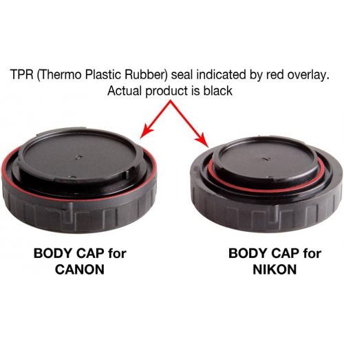  OP/TECH USA 1101321 Body Cap - Nikon, Protective Cover for Nikon Camera Body