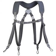 OP/TECH USA Dual Harness, Uni-Loop, Regular (6501062), Black