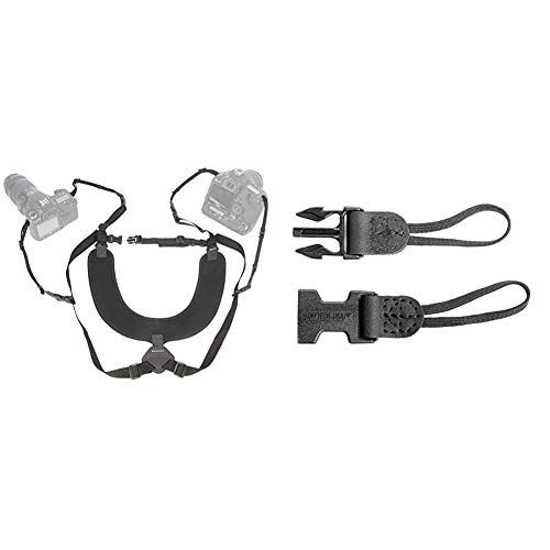  OP/TECH USA Dual Harness 3/8%22 Regular - Two-Camera Harness & USA 1301062 Uni-Loop - System Connectors