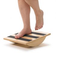 OPTP The Original Wooden Uniplane Rocker - Professional Quality Balance Board and Stability Trainer for Clinic or Home Use - (484)