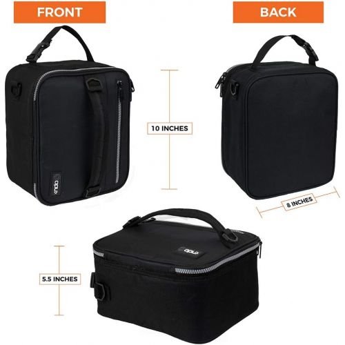  [아마존베스트]OPUX Premium Insulated Lunch Box for Men, Women | School Lunch Bag for Boys, Girls, Kids | Compact Adult Lunch Pail Work Office Cooler | Soft, Leakproof, 4 Ways to Carry | Fits 12