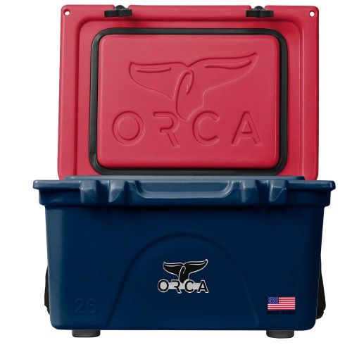  ORCA 26 Quart Cooler, Navy & Crimson