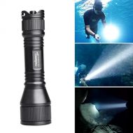 ORCATORCH D550 Dive Light 970 Lumens Scuba Safety Torch XM-L2 LED Submarine Flashlight